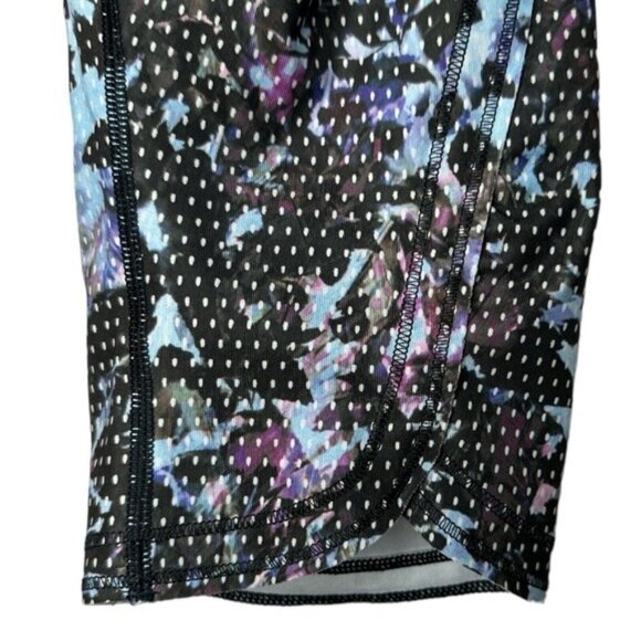 Lululemon Top Speed Cropped Floral Leggings Size 8 - Picture 11 of 16
